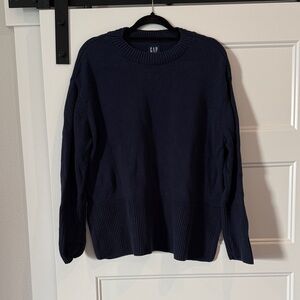 GAP Women's Deep Blue Crewneck Sweater